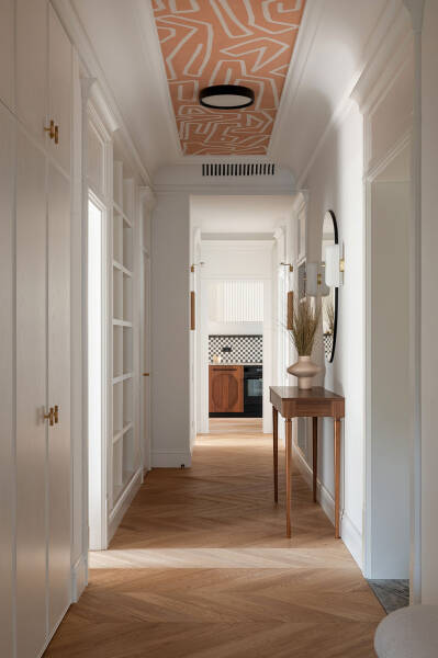 Мягкий современный интерьер для молодой семьи в Киеве