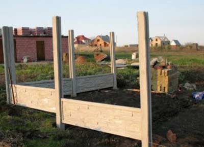 Бетонные заборы и ограждения