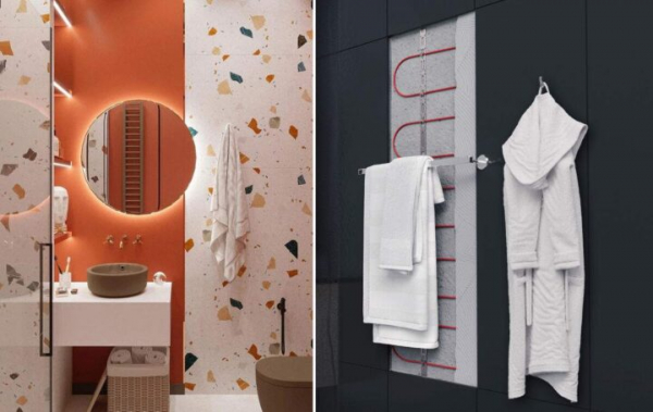 Теплая стена в ванной &ndash; 6 ответов на популярные вопросы