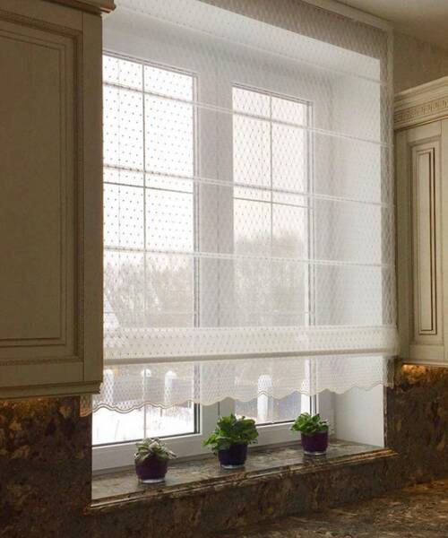 Как правильно выбрать римские шторы на кухню, фото в интерьере, видео