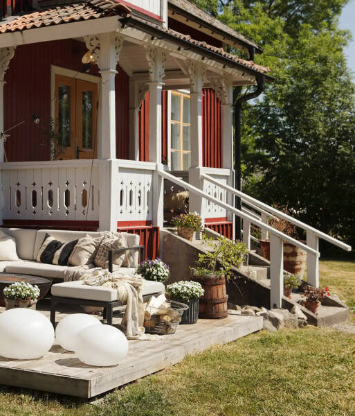 Традиционная шведская дача с приятными современными вставками
