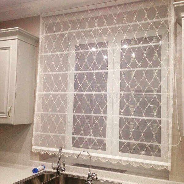 Как правильно выбрать римские шторы на кухню, фото в интерьере, видео