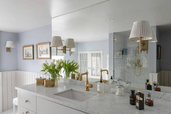 Английское влияние в дизайне коттеджа у озера в Швеции