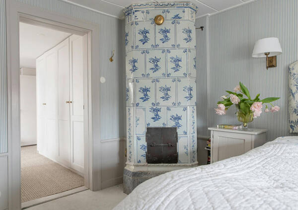 Английское влияние в дизайне коттеджа у озера в Швеции