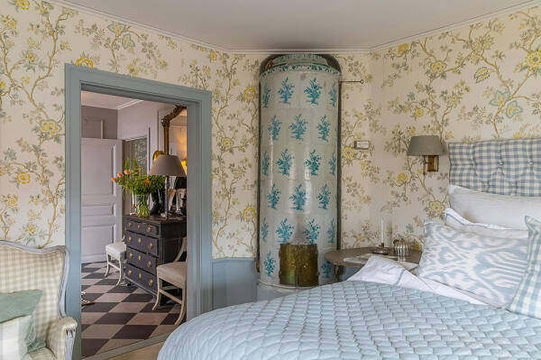 Английское влияние в дизайне коттеджа у озера в Швеции