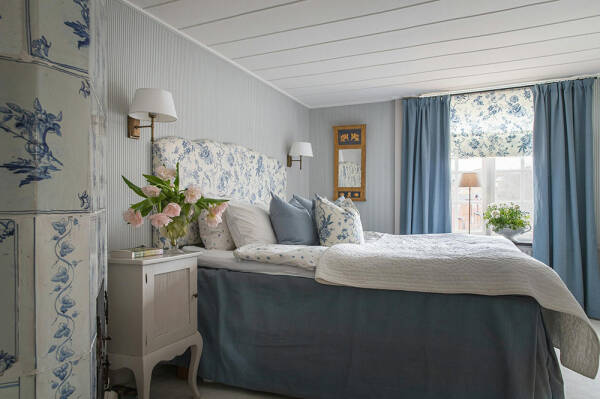 Английское влияние в дизайне коттеджа у озера в Швеции