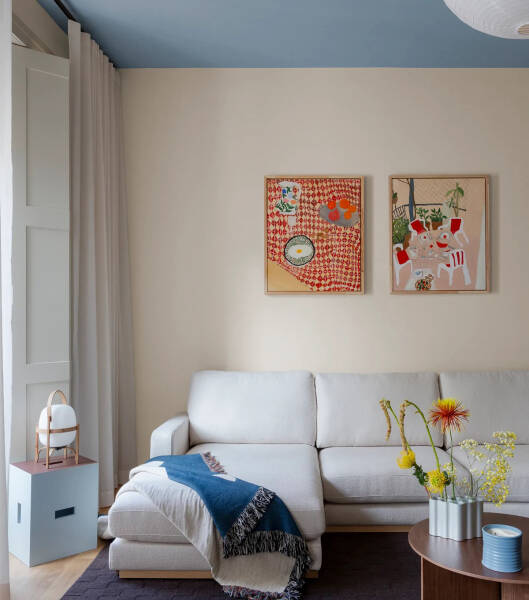 Свежие пастельные тона в дизайне современной квартиры в Мадриде