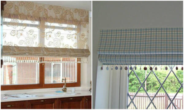 Как правильно выбрать римские шторы на кухню, фото в интерьере, видео