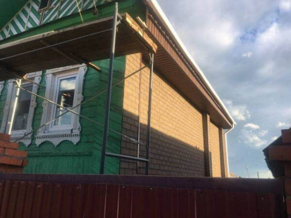 Мягкая кровля для фасада дома?