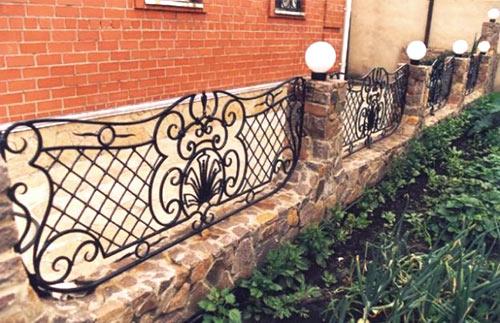 Виды заборов для палисадника