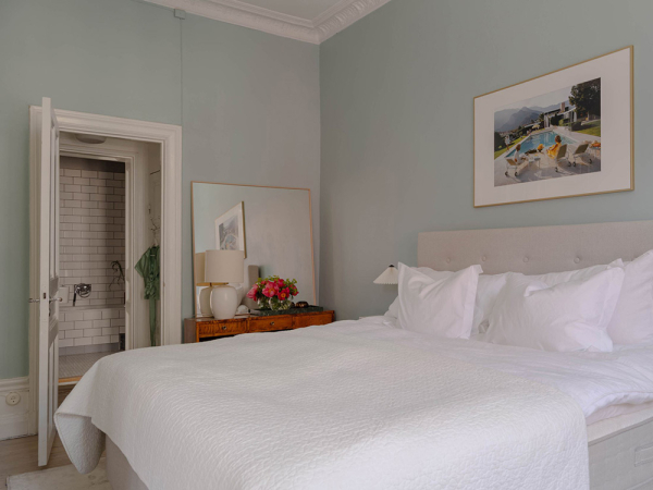 Приятный пастельный интерьер с балериной в Швеции (75 кв. м)