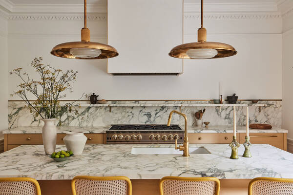 Яркий интерьер с характером: таунхаус в Бруклине