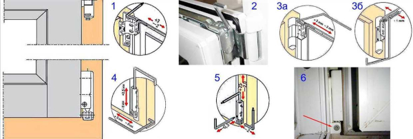 Петли для пластиковых окон: разновидности, установка, регулировка и демонтаж