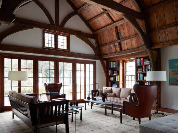 Уютный интерьер с характером: исторический дом в Коннектикуте