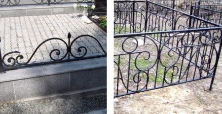 Установка маленького забора на участке