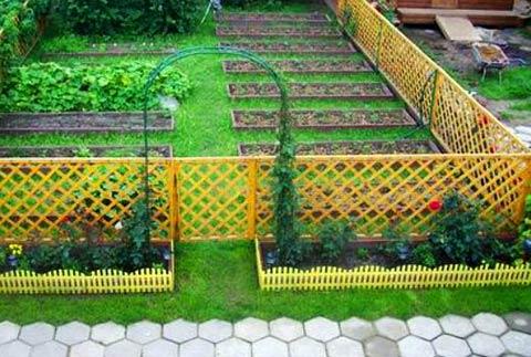 Декоративные заборчики для сада