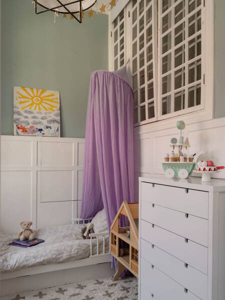 Приятный пастельный интерьер с балериной в Швеции (75 кв. м)