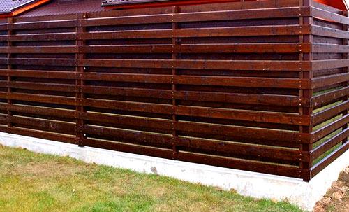 Забор &laquo;Шахматка&raquo;