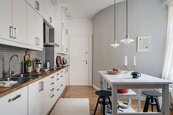 Светлый и уютный интерьер квартиры в Гётеборге