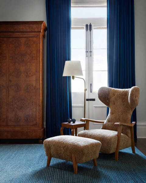 Классическая роскошь и смелое современное искусство: дом в Новом Орлеане