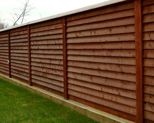 Заборы-жалюзи из древесины