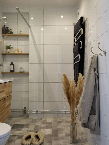 Квартира в Швеции с настроением загородной дачи (86 кв. м)