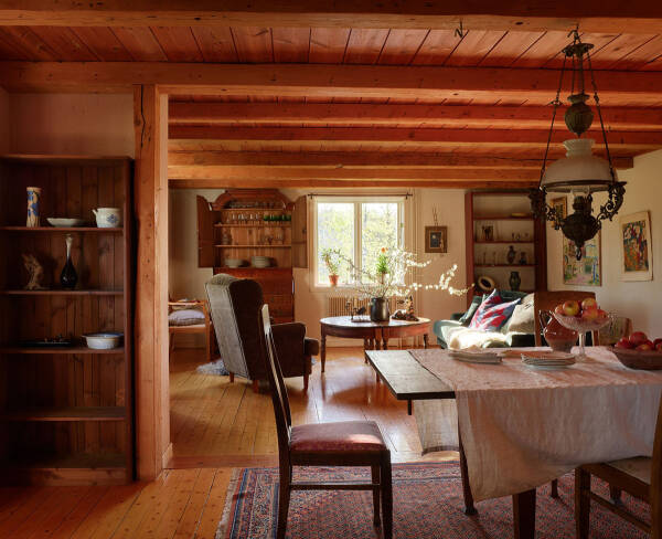 Когда возраст красит: очень старый коттедж в Швеции