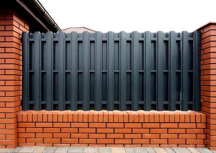 Забор &laquo;Шахматка&raquo;