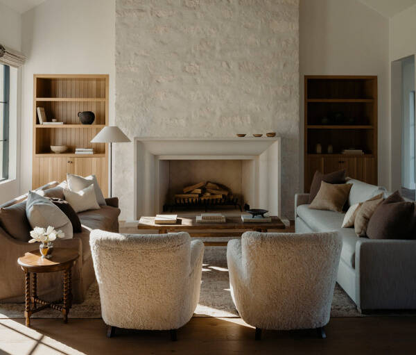 Спокойный элегантный кантри в дизайне современного ранчо в Техасе