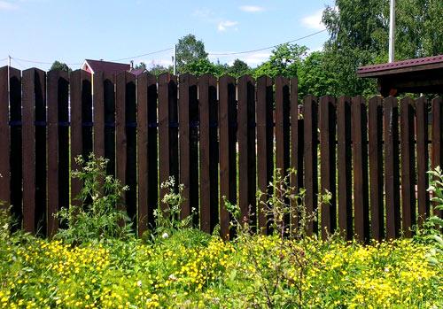 Забор &laquo;Шахматка&raquo;