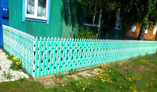 Виды заборов для палисадника