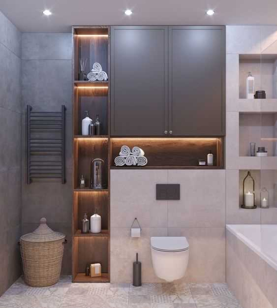 Деревянные полки в ванную комнату &mdash; преимущества, недостатки и разнообразие изделий для создания стильного интерьера