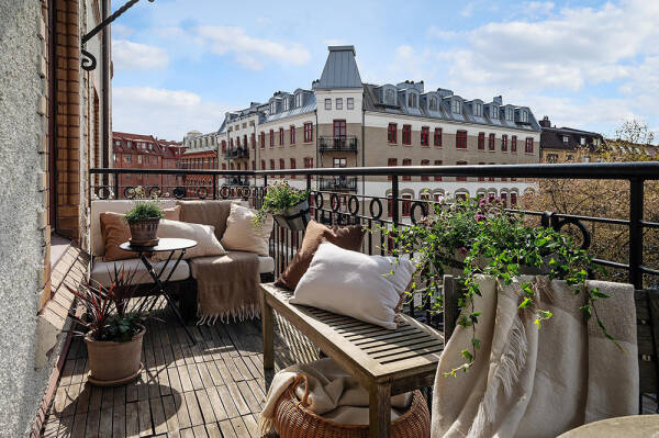 Светлый и уютный интерьер квартиры в Гётеборге