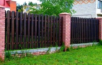 Забор &laquo;Шахматка&raquo;