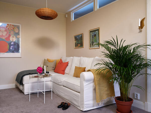 Квартира в Швеции с настроением загородной дачи (86 кв. м)