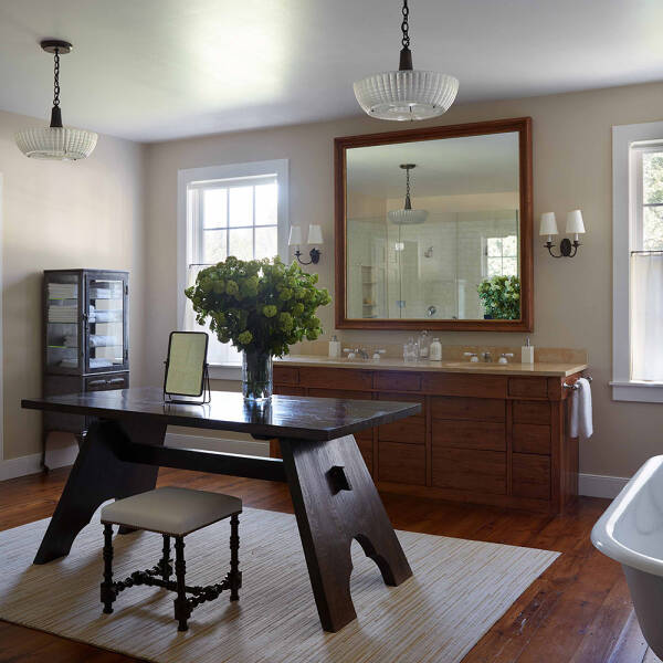 Уютный интерьер с характером: исторический дом в Коннектикуте