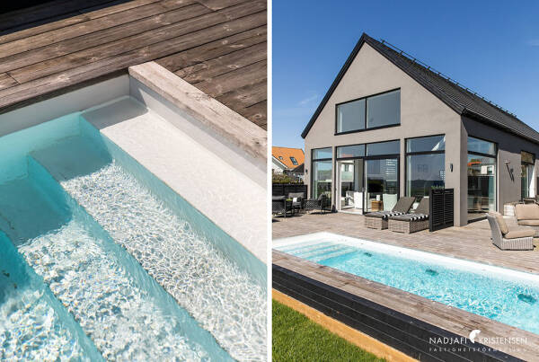 Современный скандинавский дом на берегу моря