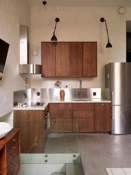 Как в Нью-Йорке: небольшой, но стильный лофт в Стокгольме