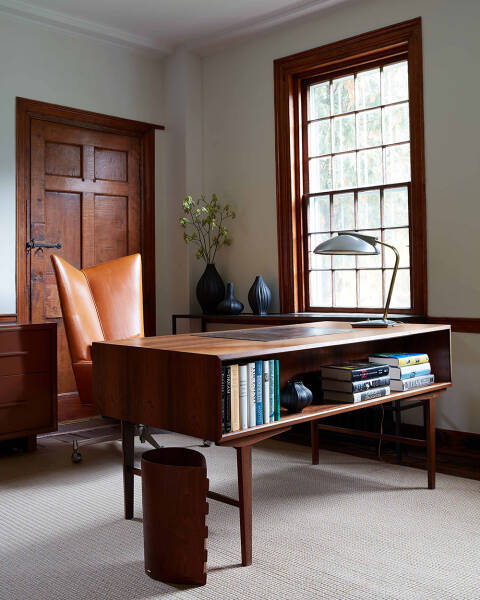 Уютный интерьер с характером: исторический дом в Коннектикуте