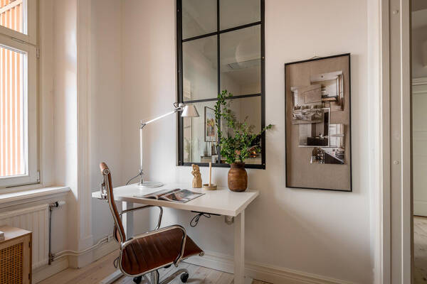 Лёгкие пастели в дизайне приятной скандинавской квартиры (72 кв. м)