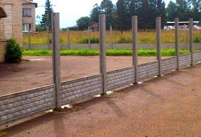 Декоративные железобетонные заборы