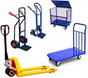 Складские тележки и их виды