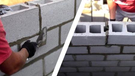 Строительство забора из пеноблоков