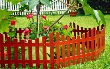 Пластиковые декоративные заборчики