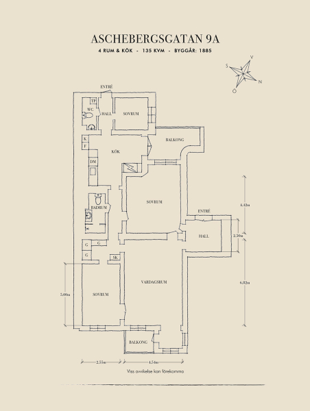 Стильная черно-белая классика и парк за окном: квартира в Гетеборге