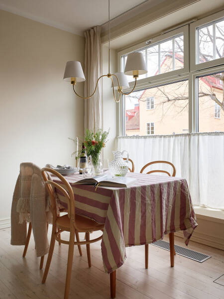 Уютный интерьер в бывшем магазине в Гетеборге (78 кв. м)