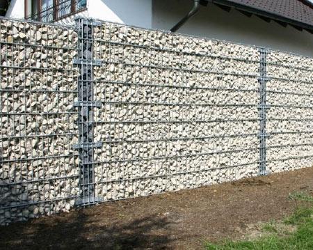 Заборы из габионов