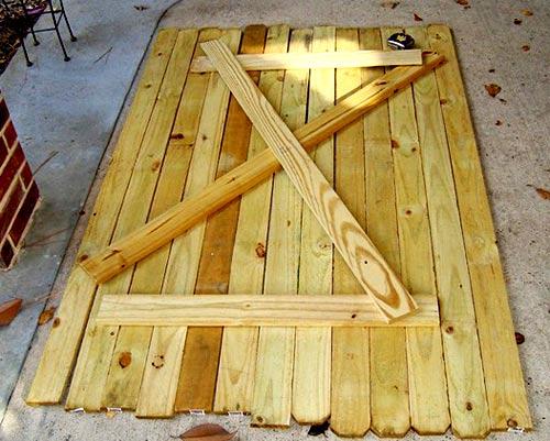 Как сделать деревянную калитку быстро и легко за 3 дня