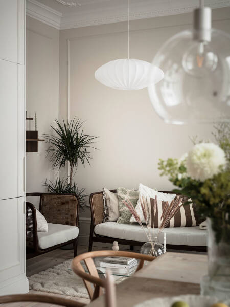 Великолепная кухня и изящные детали: квартира в Гетеборге (59 кв. м)