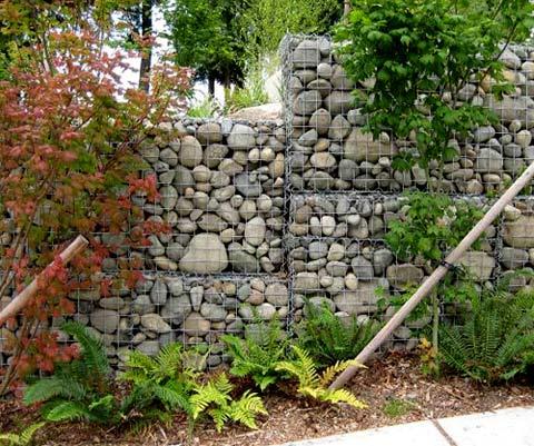 Заборы из габионов